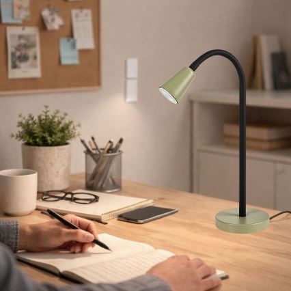 Rabalux - Lámpara de mesa 1xGU10/7W/230V caqui