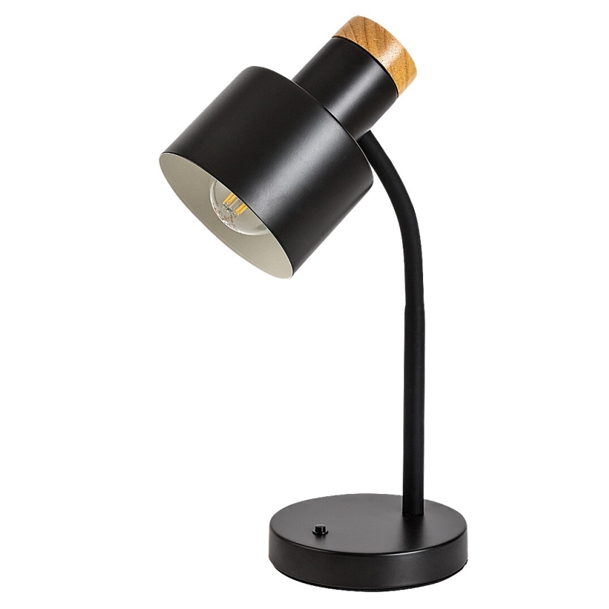 Rabalux - Lámpara de mesa 1xE27/20W/230V negra