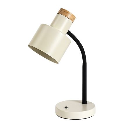 Rabalux - Lámpara de mesa 1xE27/20W/230V color crema
