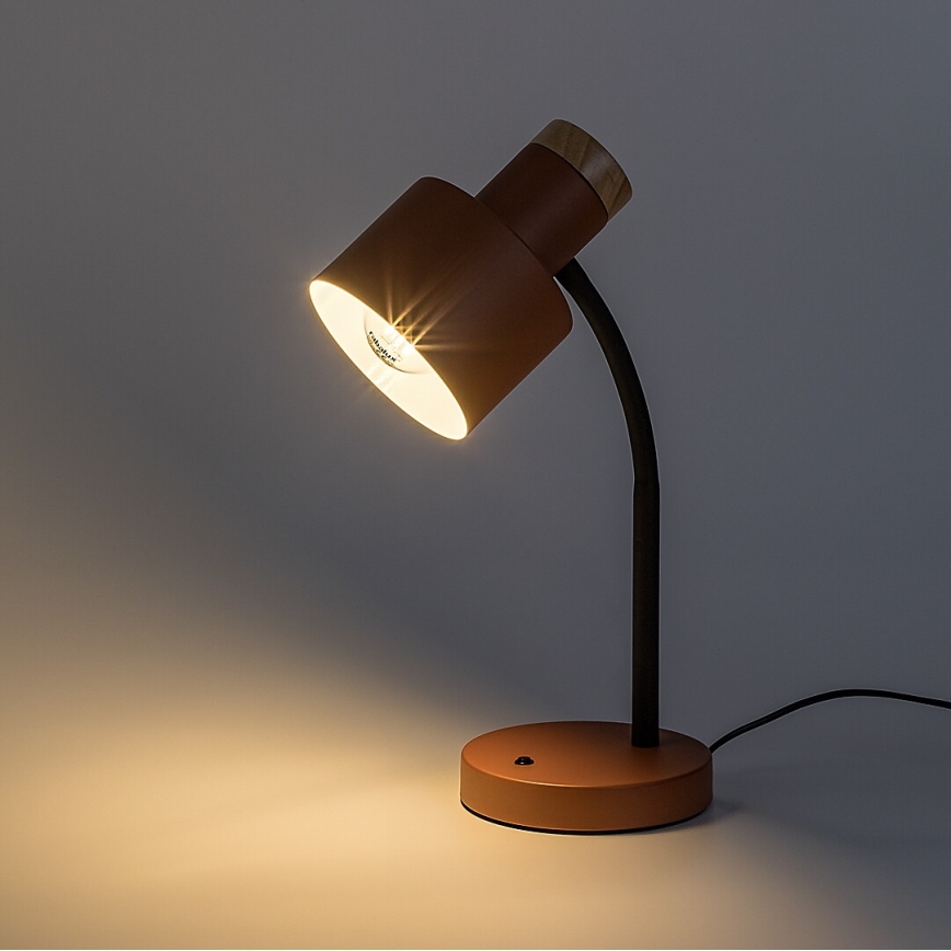 Rabalux - Lámpara de mesa 1xE27/20W/230V naranja