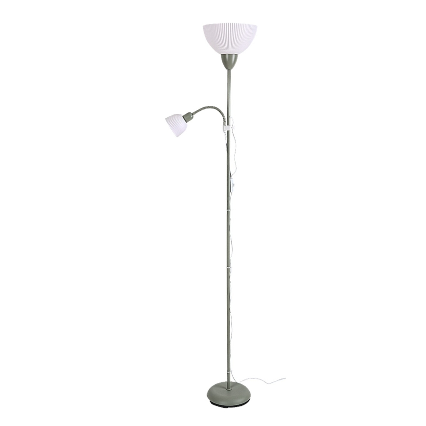Rabalux - Lámpara de pie 1xE27/60W/230V + 1xE14/25W, verde