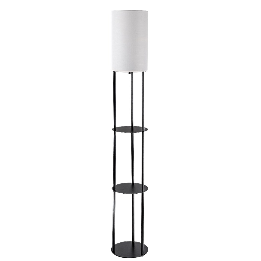 Rabalux - Lámpara de pie con estantes 1xE27/40W/230V negra