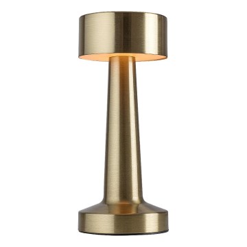 Rabalux 74207 - Lámpara LED de mesa táctil recargable SENAN LED/2,7W/5V 1200mAh dorado