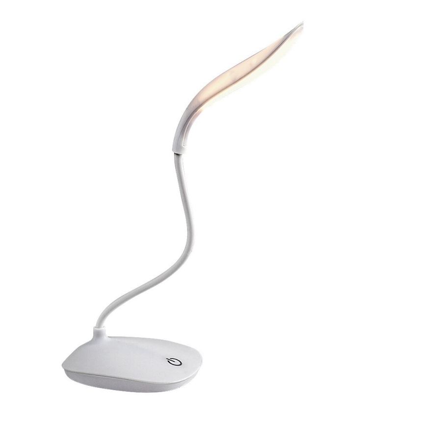 Rabalux - Lámpara de mesa LED regulable y flexible LED/2W/5V blanca