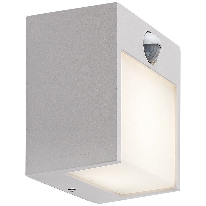 Rabalux - Lámpara de pared LED para exterior con sensor LED/12W/230V blanca IP44