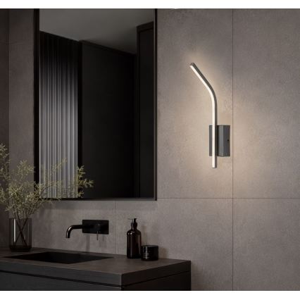 Rabalux - LED Aplique de pared para baño LED/10W/230V 4000K IP44 antracita