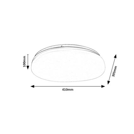 Rabalux - Plafón LED para baño LED/24W/230V IP44 Ø 41 cm