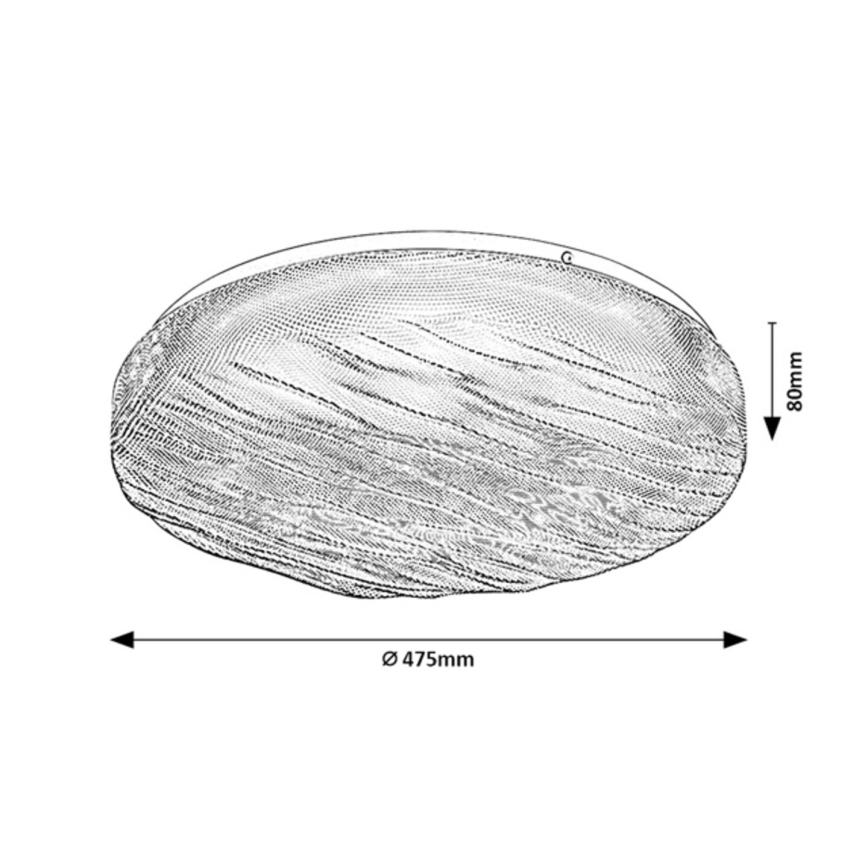 Rabalux - Luminaria de techo LED para baño LED/36W/230V IP44 4000K Ø 47,5 cm