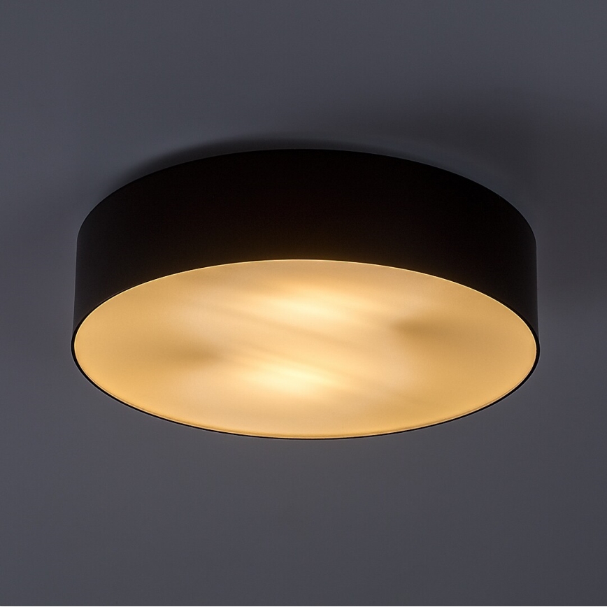 Rabalux - Lámpara de techo exterior 2xE27/9W/230V Ø 29 cm IP43 negra