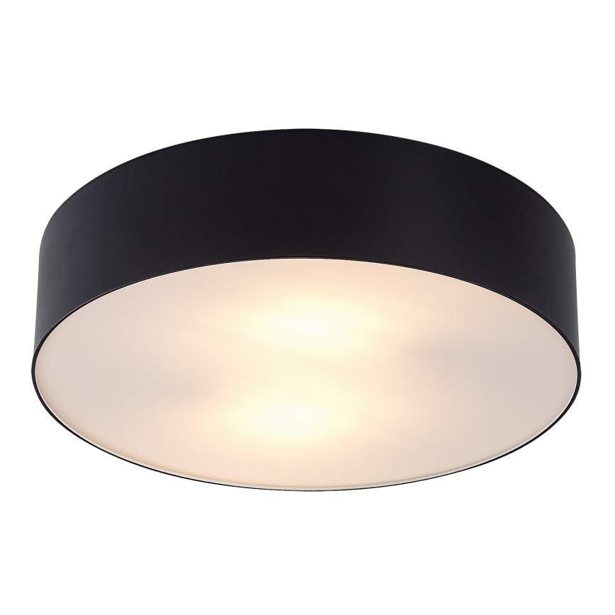 Rabalux - Lámpara de techo exterior 2xE27/9W/230V Ø 29 cm IP43 negra
