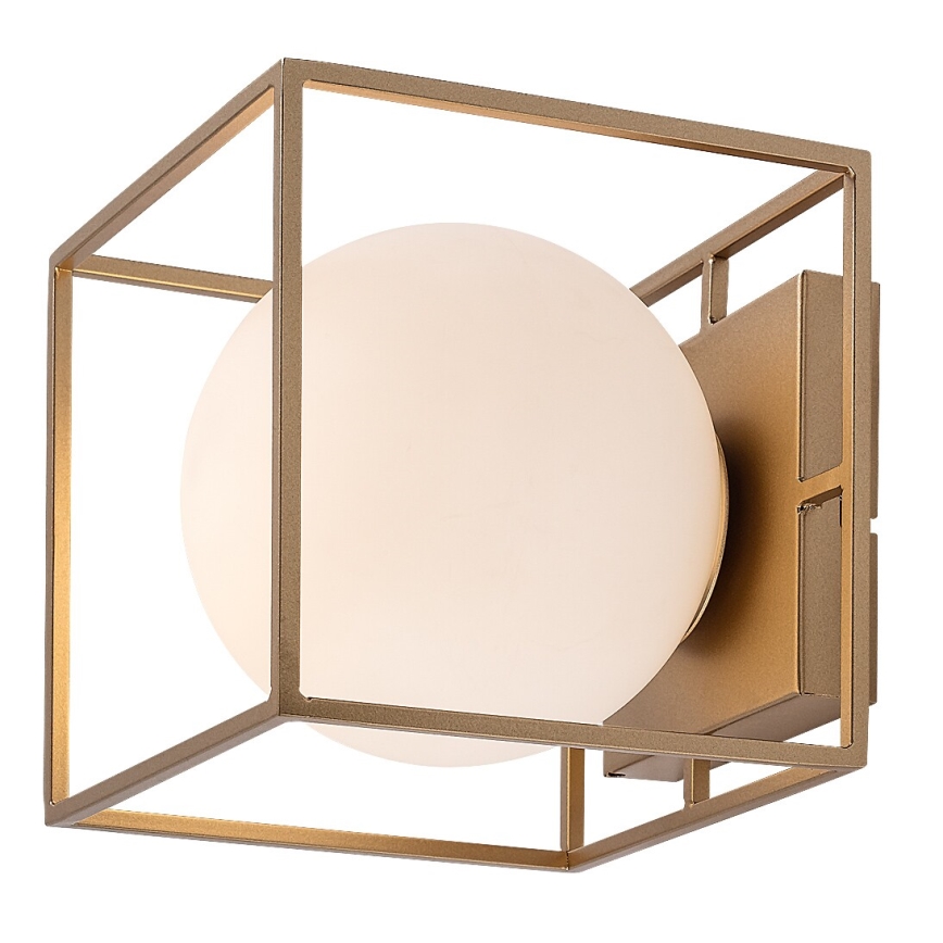 Rabalux - Aplique de pared para exteriores 1xE14/15W/230V IP44 dorado