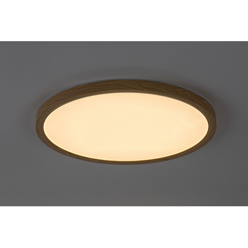 Rabalux - Plafón LED de techo para baño, 24 W, 230 V, 3000/4000/6000 K (temperaturas de color seleccionables), Ø 40 cm, IP44, beige