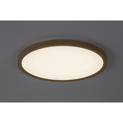 Rabalux - Plafón LED de techo para baño, 24 W, 230 V, 3000/4000/6000 K (temperaturas de color seleccionables), Ø 40 cm, IP44, beige