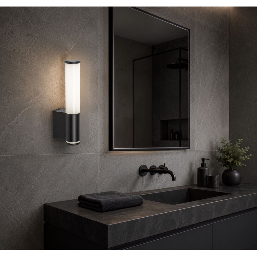 Rabalux - LED Aplique de pared para baño LED/6W/230V IP44 negro