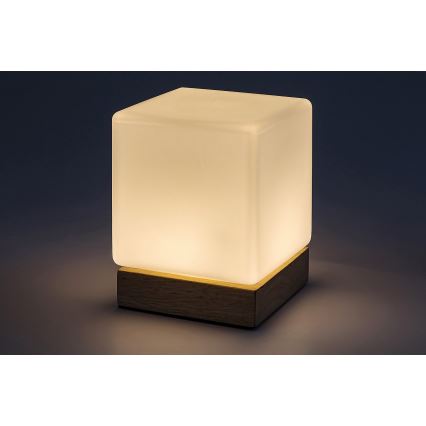 Rabalux - Lámpara de mesa LED regulable LED/1,2W/5V 3000K haya