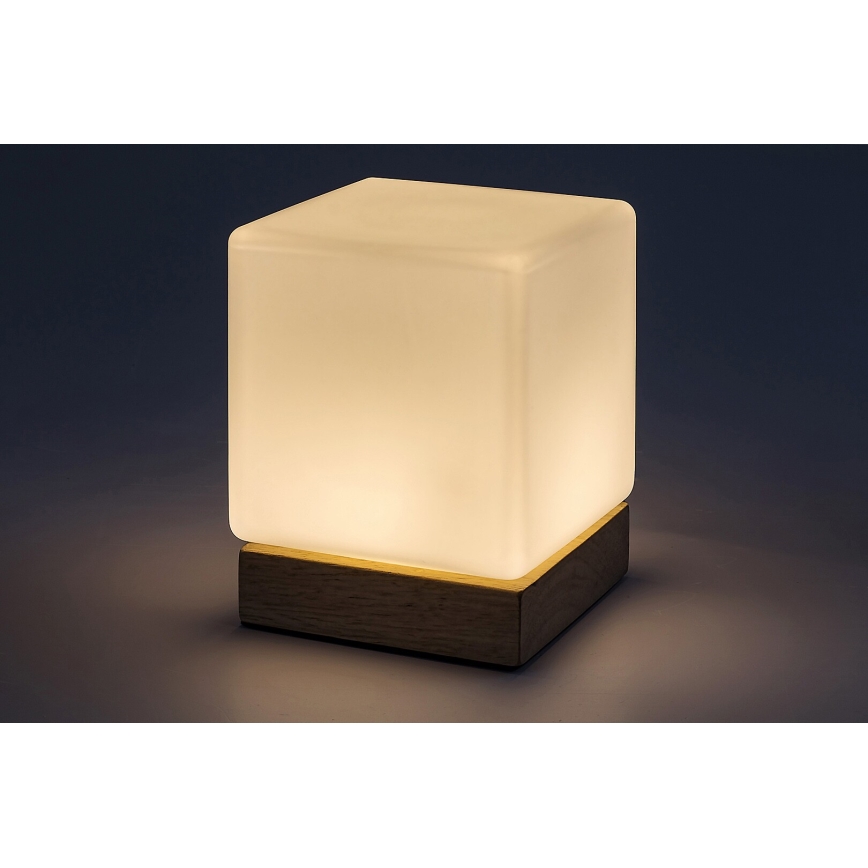 Rabalux - Lámpara de mesa LED regulable LED/1,2W/5V 3000K haya