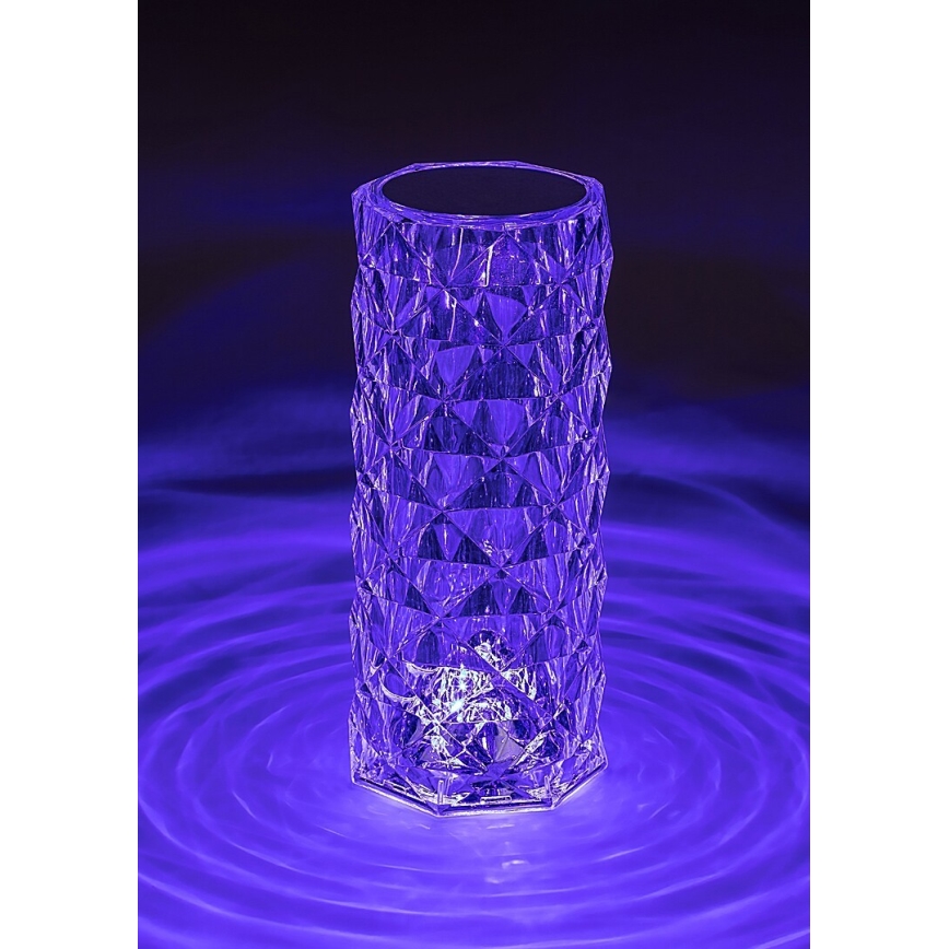 Rabalux 76015 - LED RGB Lámpara de mesa recargable y regulable SIGGY LED/1,5W/3,7V