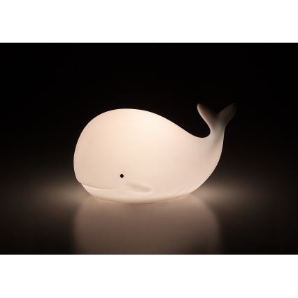 Rabalux - Luz nocturna táctil LED RGB LED/0,05W/1xCR2032 ballena