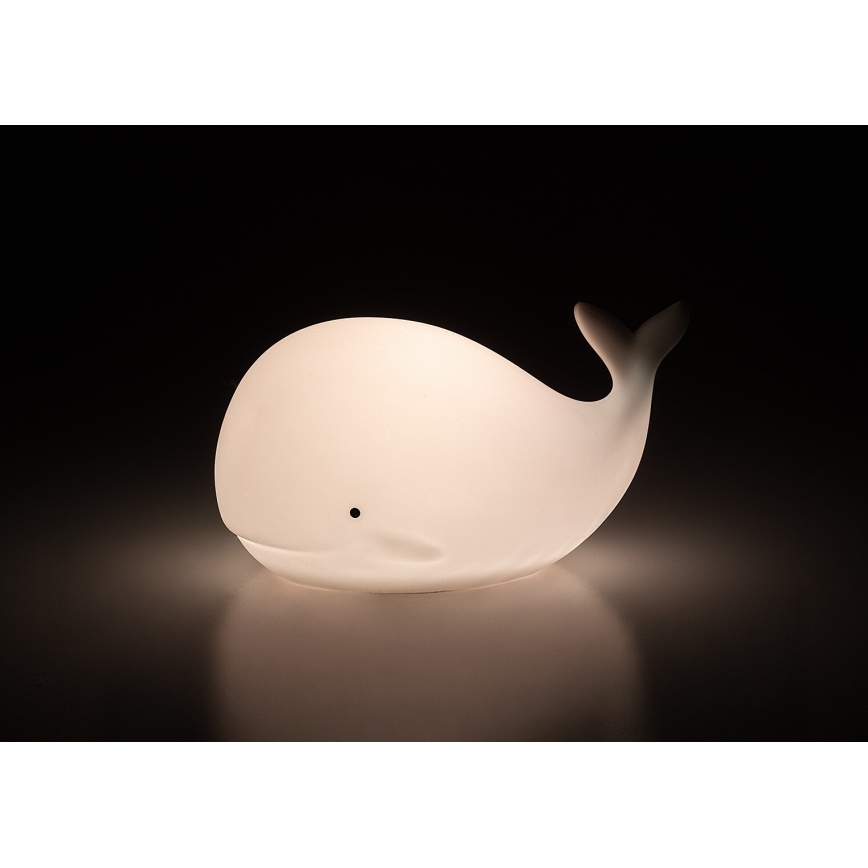 Rabalux - Luz nocturna táctil LED RGB LED/0,05W/1xCR2032 ballena