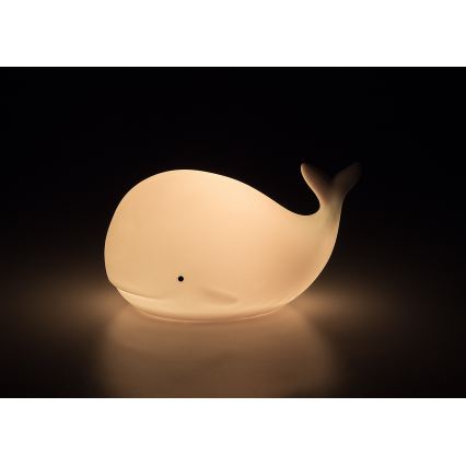 Rabalux - Luz nocturna táctil LED RGB LED/0,05W/1xCR2032 ballena