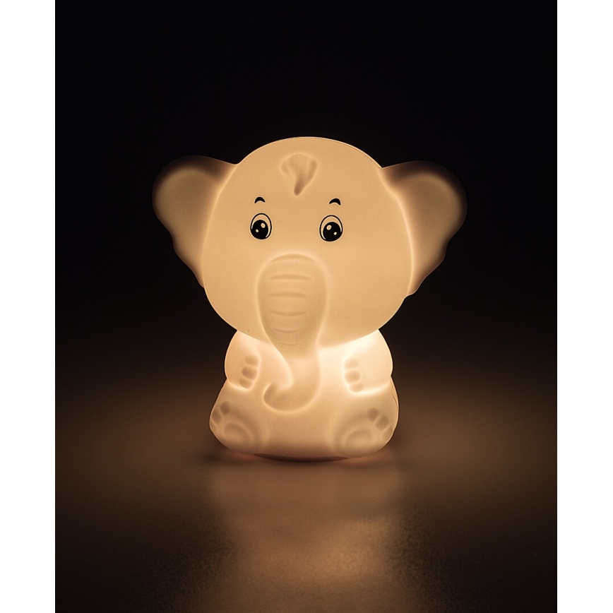Rabalux - Luz nocturna táctil LED RGB LED/0,05W/1xCR2032 elefante