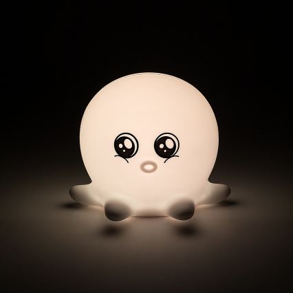 Rabalux - Luz nocturna táctil LED RGB LED/0,05W/1xCR2032 pulpo