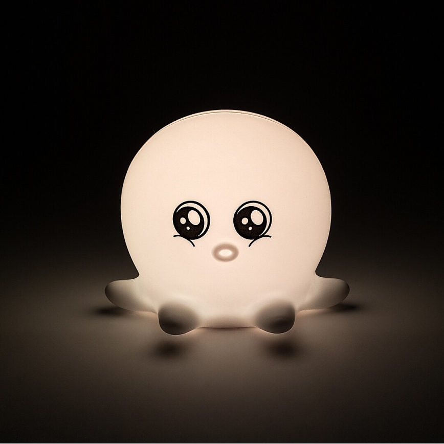 Rabalux - Luz nocturna táctil LED RGB LED/0,05W/1xCR2032 pulpo