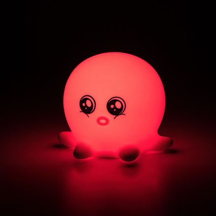 Rabalux - Luz nocturna táctil LED RGB LED/0,05W/1xCR2032 pulpo