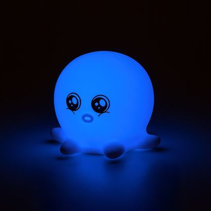 Rabalux - Luz nocturna táctil LED RGB LED/0,05W/1xCR2032 pulpo