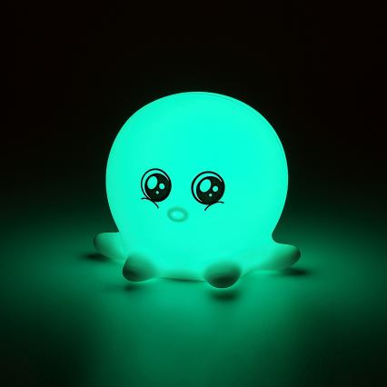 Rabalux - Luz nocturna táctil LED RGB LED/0,05W/1xCR2032 pulpo