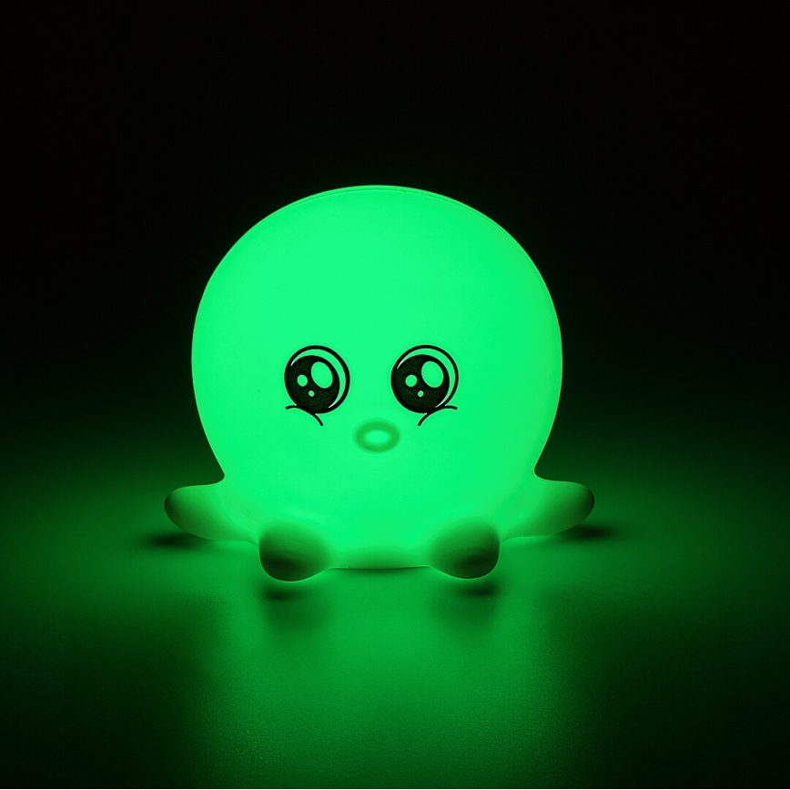 Rabalux - Luz nocturna táctil LED RGB LED/0,05W/1xCR2032 pulpo