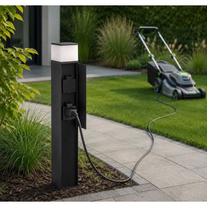 Rabalux - Lámpara exterior LED con 2 enchufes LED/10W/230V IP44