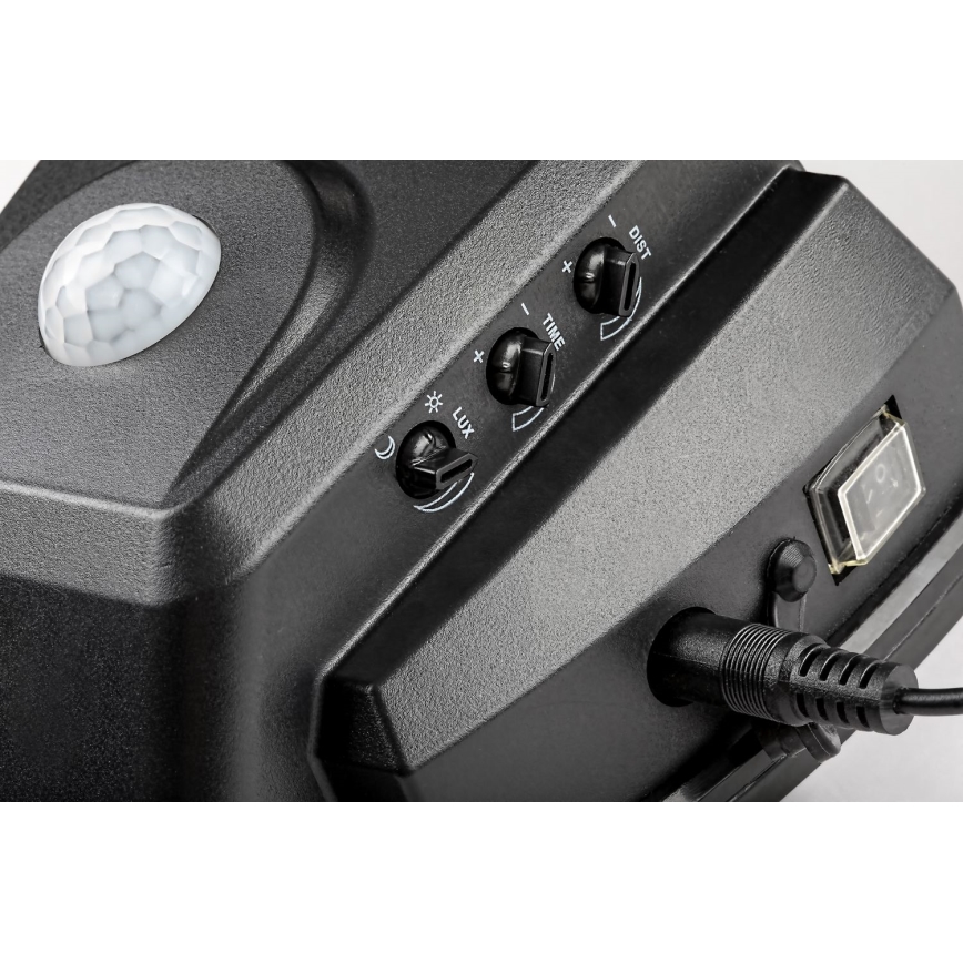 Rabalux - Proyector solar LED con sensor LED/12W/3,7V IP44 4000 mAh