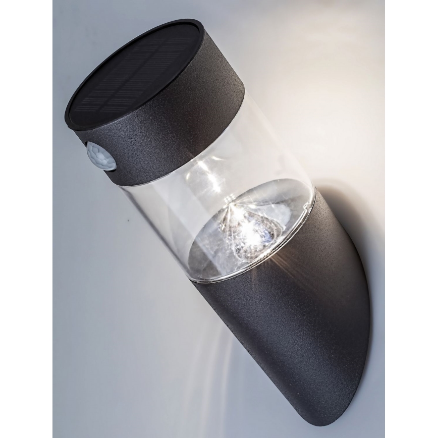 Rabalux - Lámpara solar LED con sensor LED/1,5W/3,7V IP44 600 mAh