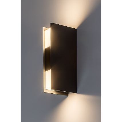 Rabalux - Aplique de pared exterior LED/13W/230V IP65 antracita