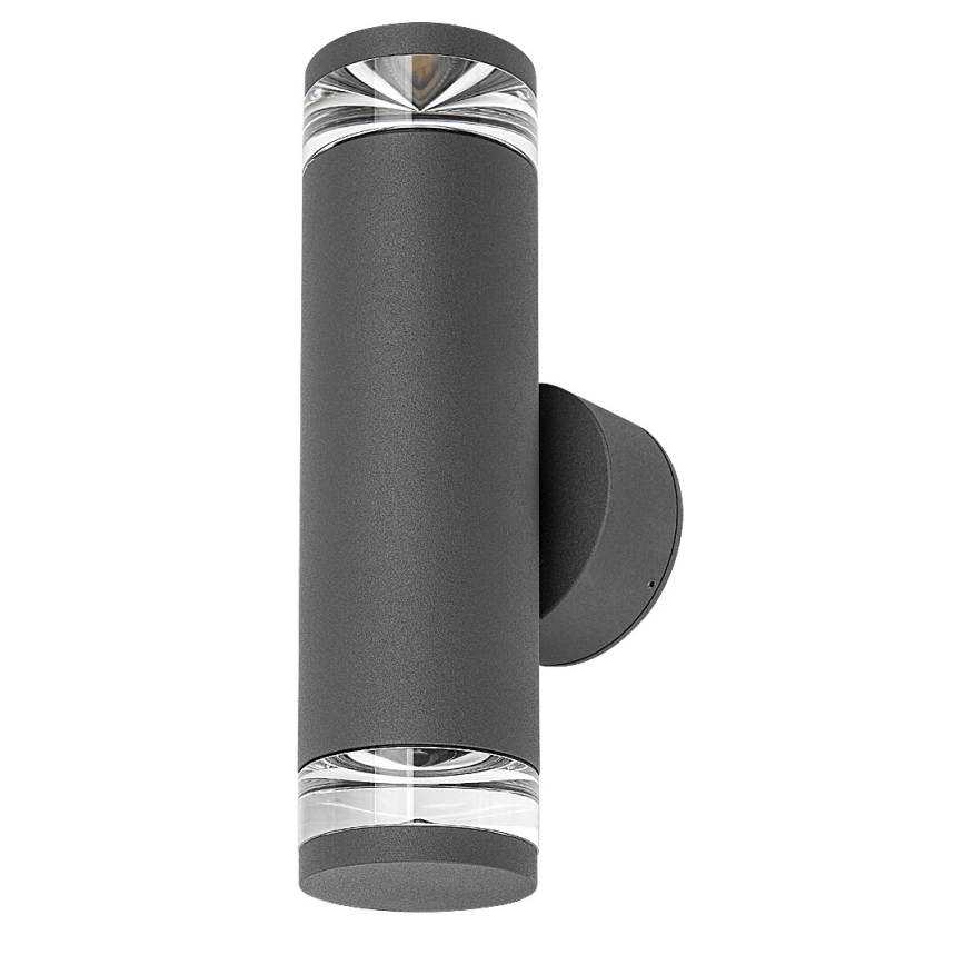 Rabalux - Aplique de pared exterior 2xGU10/10W/230V IP54 antracita