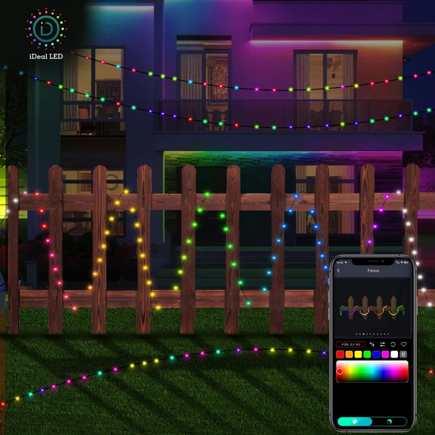 Rabalux - Tira LED RGB LED/3,2W/5V 10m IP44 con Wi-Fi y mando a distancia