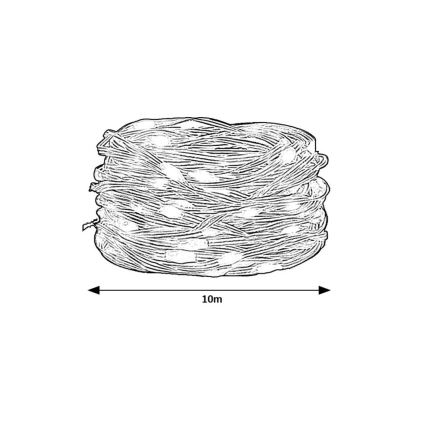 Rabalux - Tira LED RGB LED/3,2W/5V 10m IP44 con Wi-Fi y mando a distancia