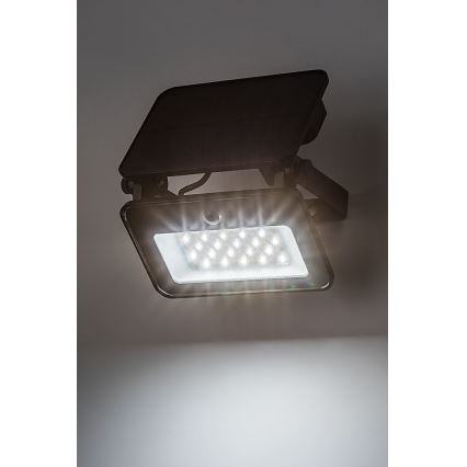 Rabalux - Foco solar LED con sensor LED/6W/3,7V 3000/4000/6500K IP65 2200 mAh