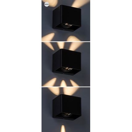 Rabalux - Aplique LED para exterior LED/10W/230V IP54 negro