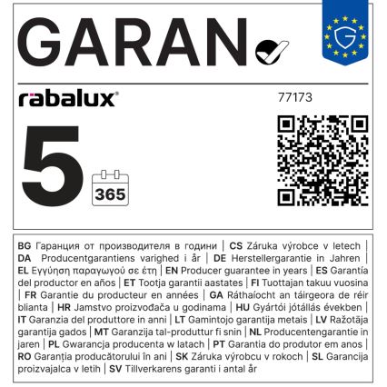 Rabalux - Lámpara LED de exterior LED/10W/230V IP54
