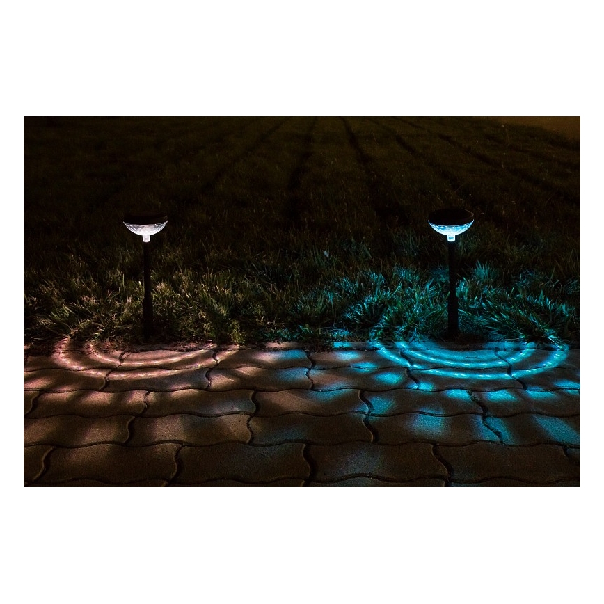 Rabalux - Lámpara solar LED RGB LED/0,1W/1,2V 600mAh IP44