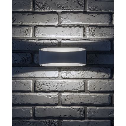 Rabalux - Aplique de pared exterior LED/9W/230V IP54 blanco