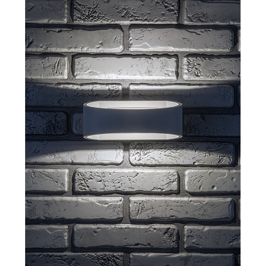 Rabalux - Aplique de pared exterior LED/9W/230V IP54 blanco