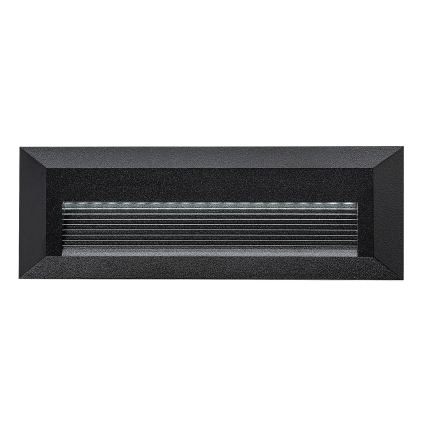 Rabalux - Aplique de pared para exterior LED/6W/230V IP65 negro