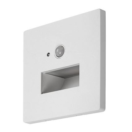 Rabalux - Luminaria LED para escalera con sensor de movimiento y sensor crepuscular LED/1W/230V 3000/4500/6500K blanco