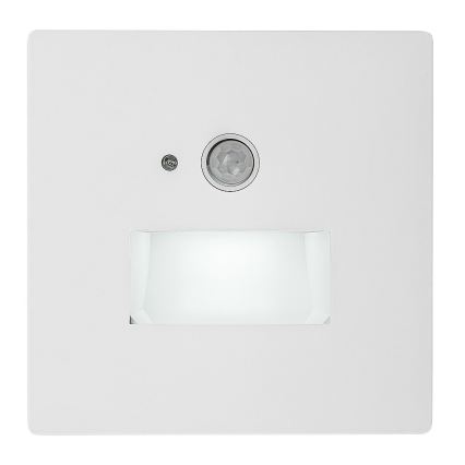 Rabalux - Luminaria LED para escalera con sensor de movimiento y sensor crepuscular LED/1W/230V 3000/4500/6500K blanco