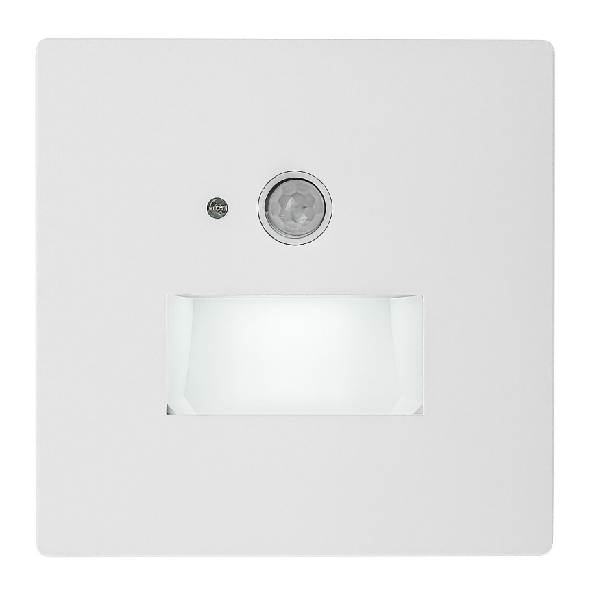 Rabalux - Luminaria LED para escalera con sensor de movimiento y sensor crepuscular LED/1W/230V 3000/4500/6500K blanco