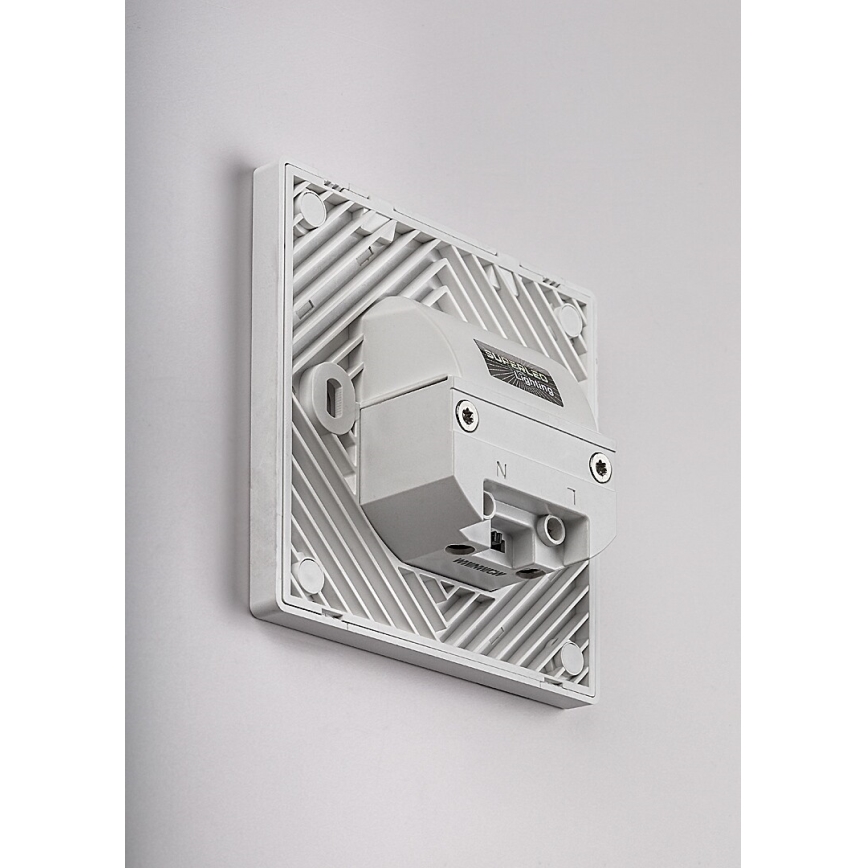 Rabalux - Luminaria LED para escalera con sensor de movimiento y sensor crepuscular LED/1W/230V 3000/4500/6500K blanco