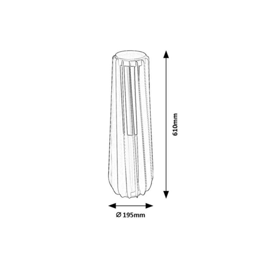 Rabalux - Aplique de pared exterior LED/12W/230V IP54
